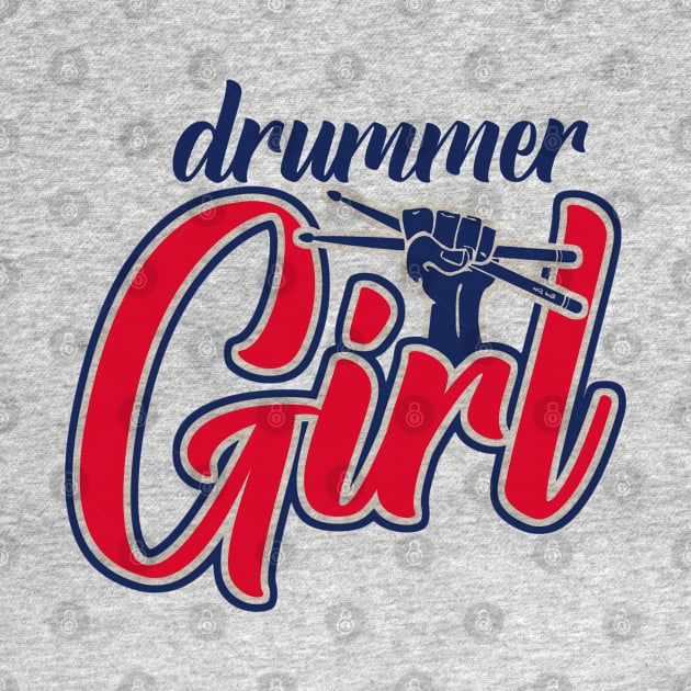 Drummer Girl Retro by Issho Ni